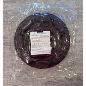 Epicure Mini Perfect Petites Silicone Baking Mold Pan Set Purple Non-Stick NWT